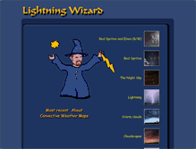 Tablet Screenshot of lightningwizard.com